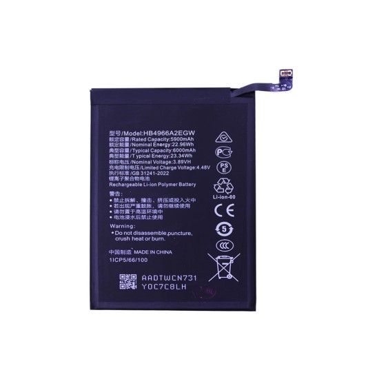 Bateria HB4966A2EGW para Huawei Honor X7b 6000mAh Bateria HB4966A2EGW para Huawei Honor X7b 6000mAh